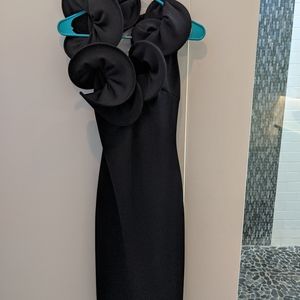 Structured Ruffle Dress